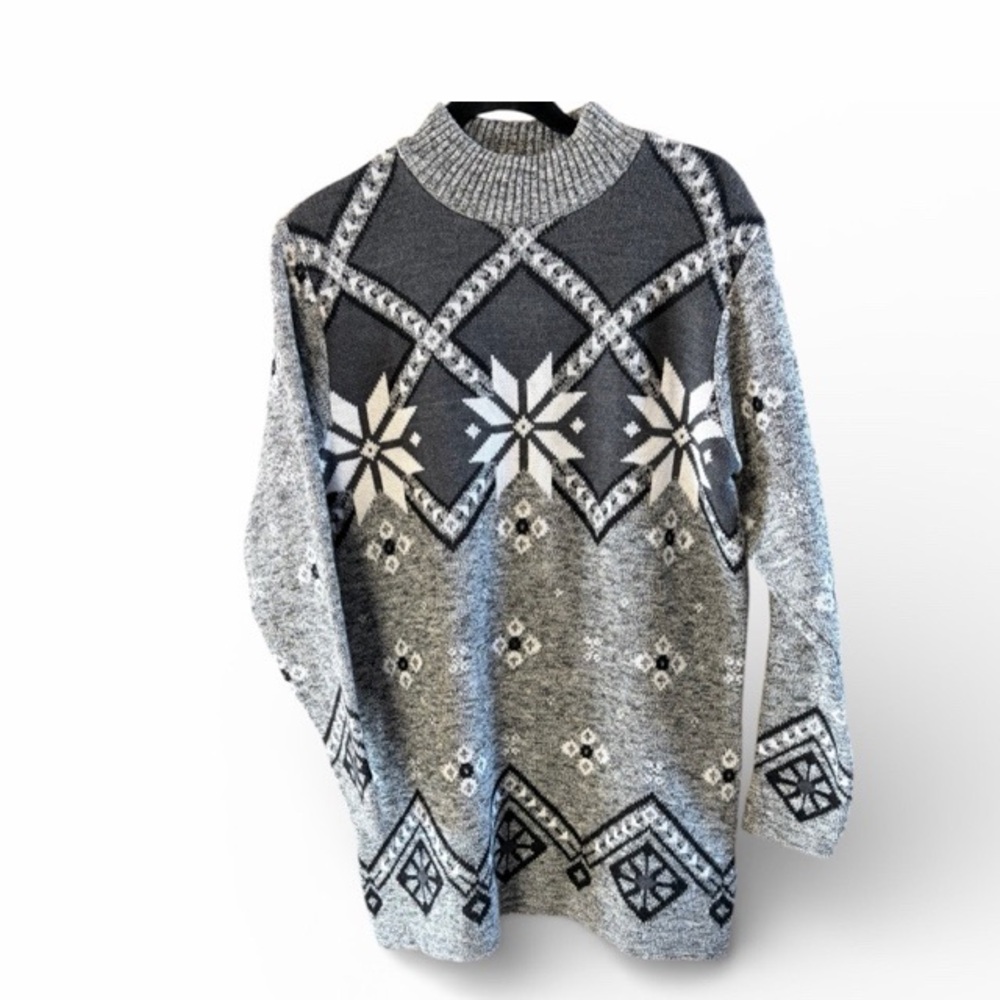 Whitefish Bay Nordic Mock Neck‎ Sweater - Picture 2 of 5